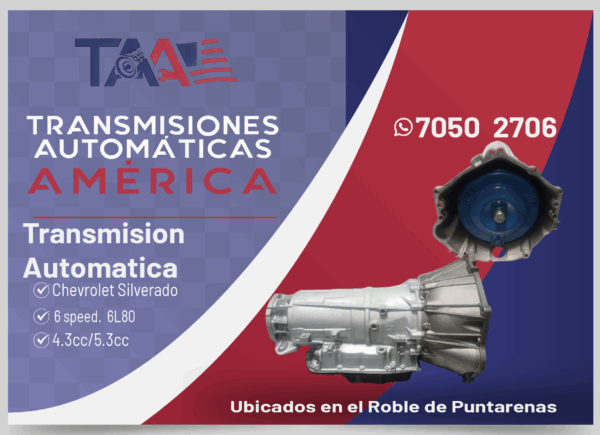 Transmision Automatica Chevrolet Silverado 6L80