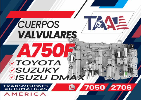 Cuerpo de válvula de transmisión A750E A750F